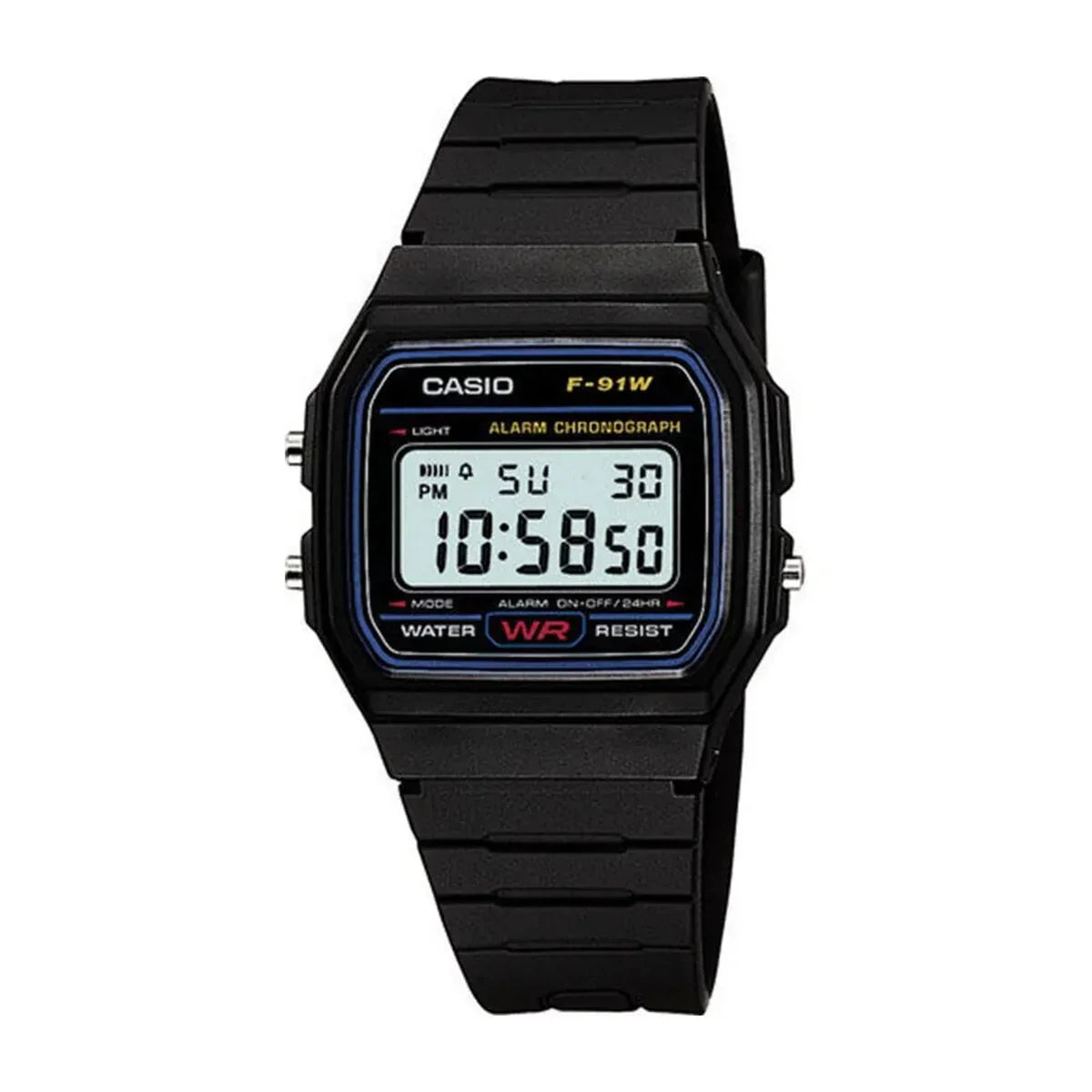 Orologio Uomo Casio F-91W-1CR - Yestore