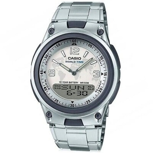 Orologio Uomo Casio ILLUMINATOR TELEMEMO 30 Argentato (Ø 40 mm) - Yestore