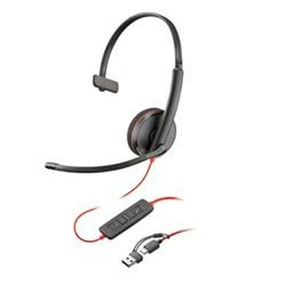 Auricolari con Microfono HP Blackwire 3210 Nero - Yestore