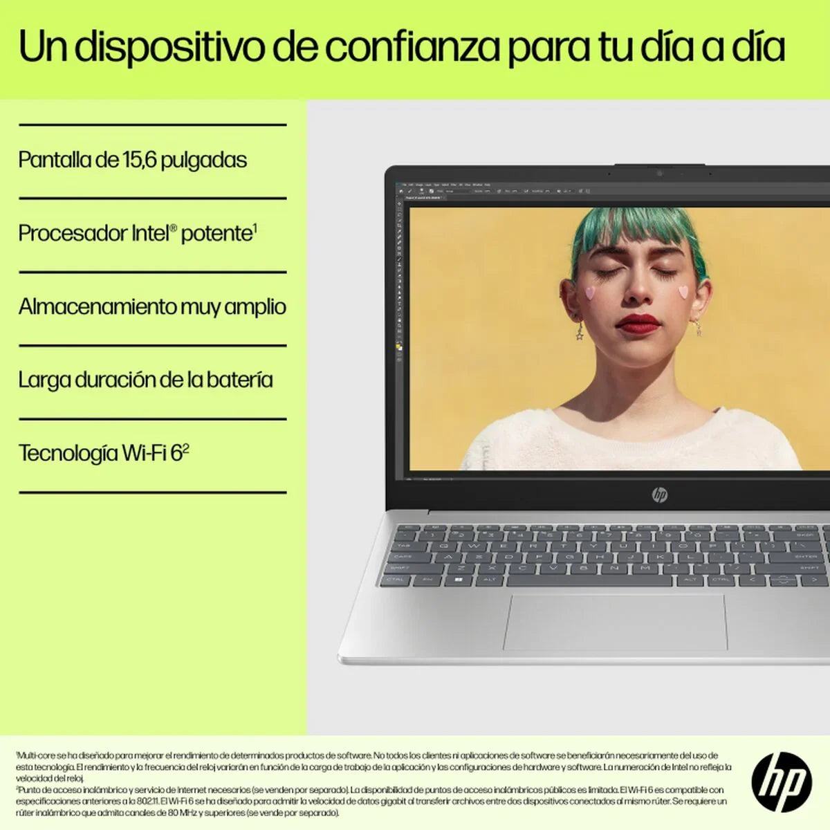 Laptop HP 15-fd0035ns 15" 8 GB RAM 256 GB Intel Core i3 N305 - Yestore