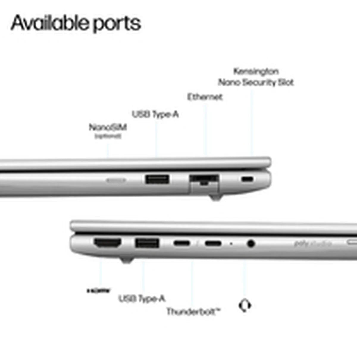 Laptop HP AD3A0ET#ABE 14" intel core ultra 7 16 GB RAM 512 GB SSD - Yestore