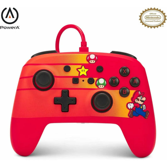 Controller Gaming Powera SPEEDS MAR Rosso Nintendo Switch - Yestore