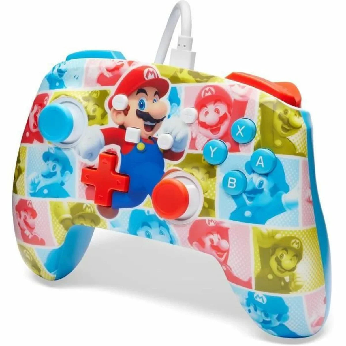 Controller Gaming Powera Mario Hero Reel rouge Nintendo Switch - Yestore