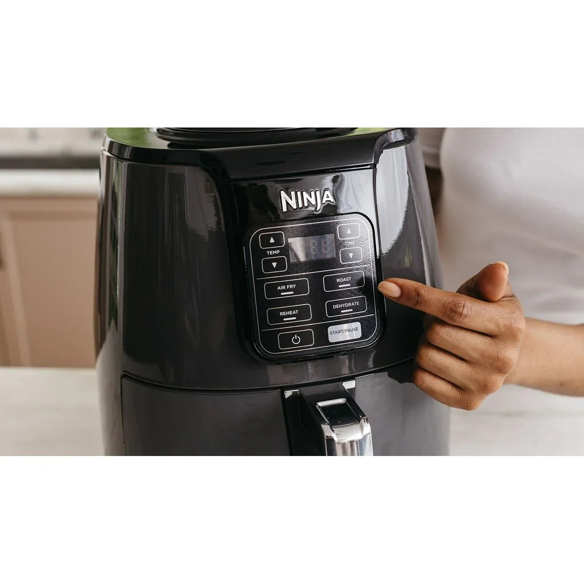 Friggitrice ad Aria NINJA AF100 Nero 1500 W 3,8 L - Yestore