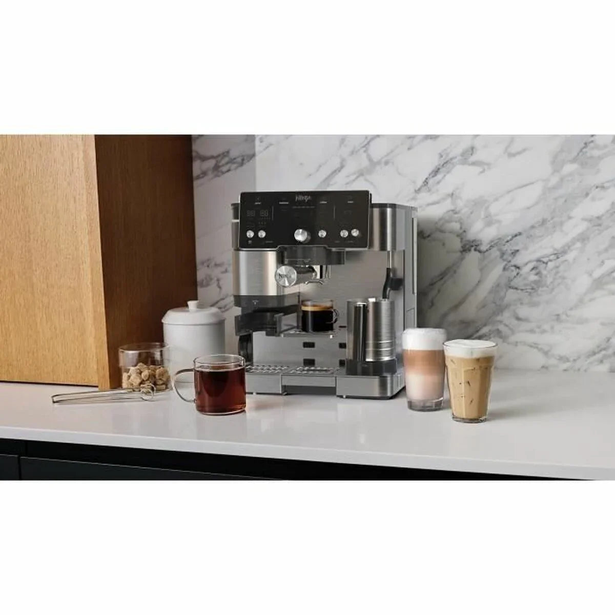 Caffettiera superautomatica NINJA ES501EU Luxe Essential Nero - Yestore