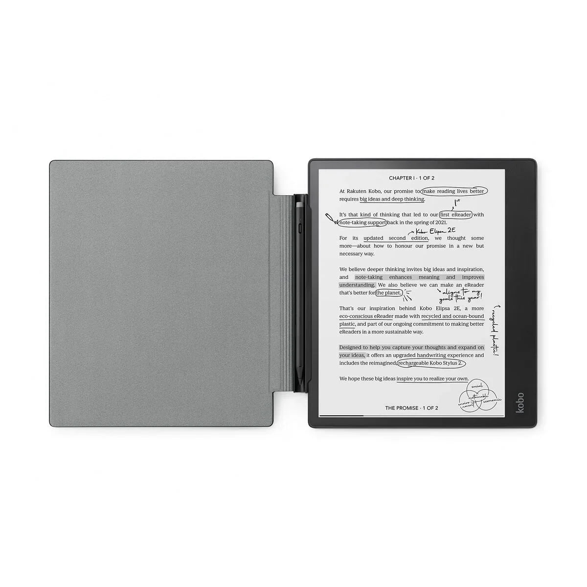 EBook Case Rakuten N605-AC-BK-E-PU - Yestore
