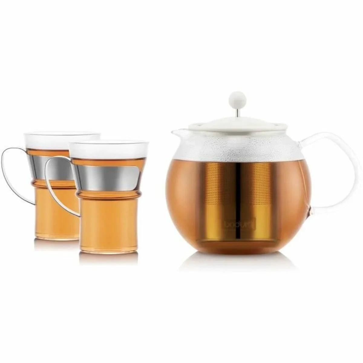 Caffettiera a Stantuffo Bodum Trasparente Acciaio 1 L 0,35 L (8 Unità) - Yestore