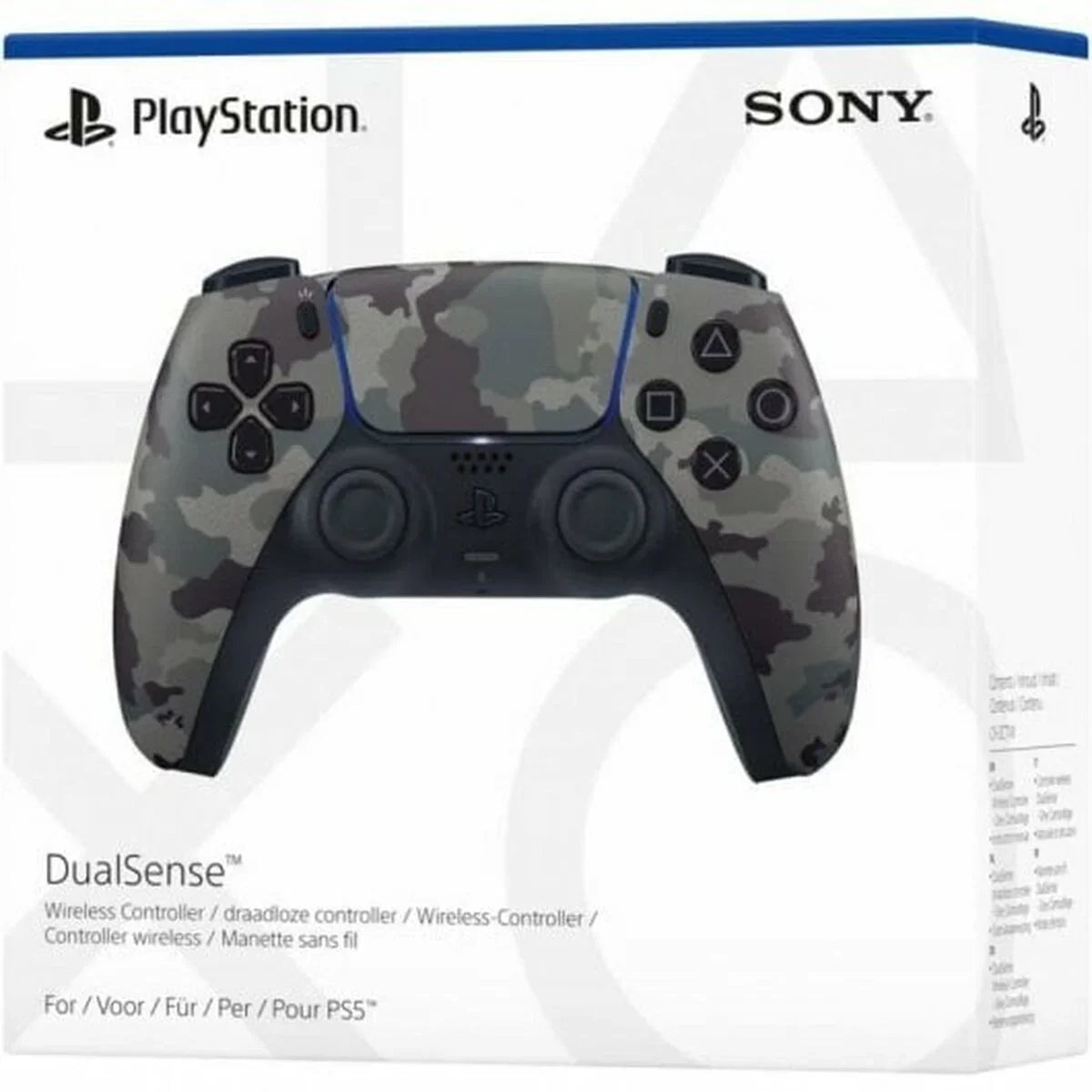 Controller per PS5 DualSense Sony CAMO V2 Grigio - Yestore