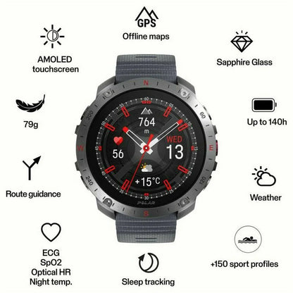 Orologio Uomo Polar 900110287 Grigio 1,39" - Yestore