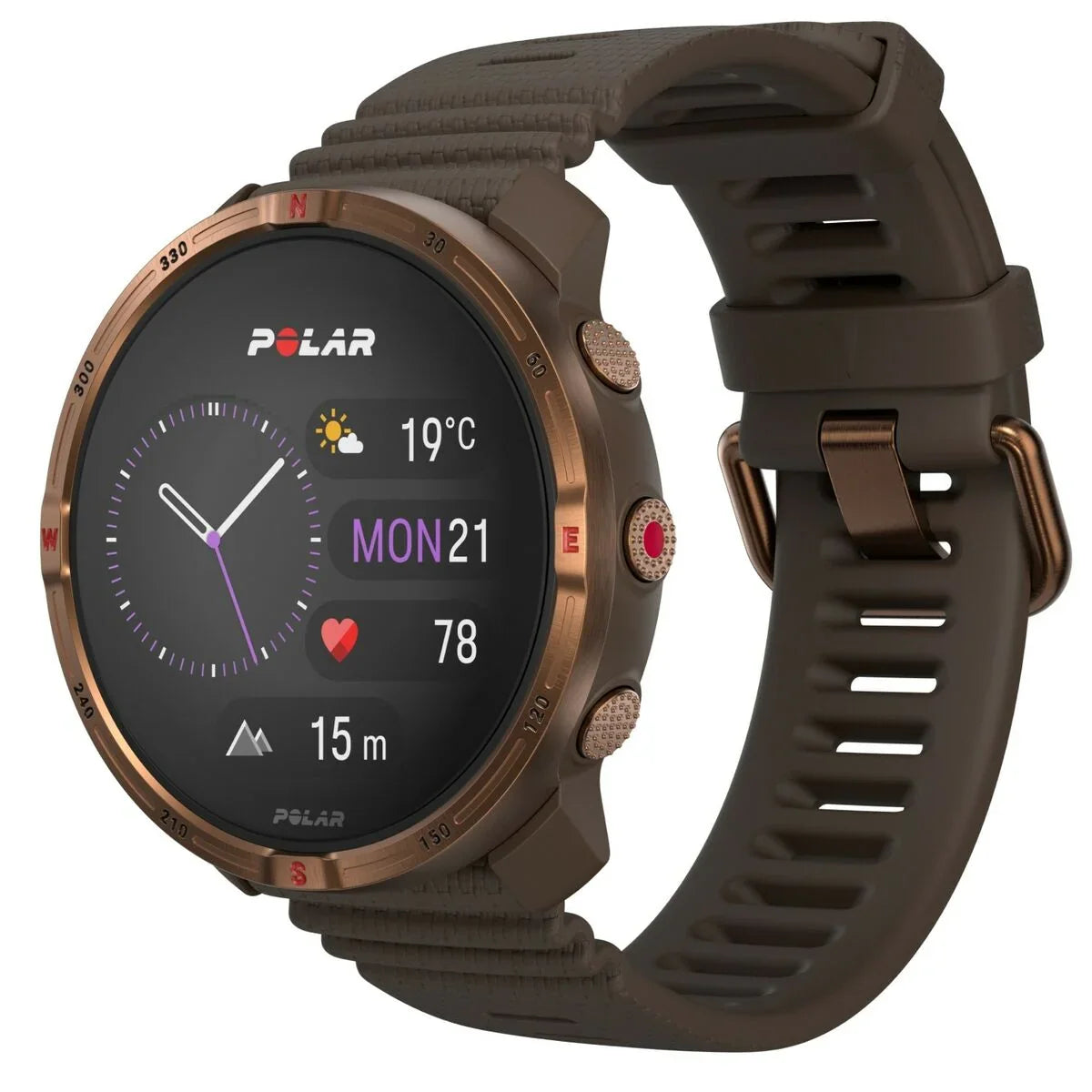 Smartwatch Polar GRIT X2 Marrone - Yestore
