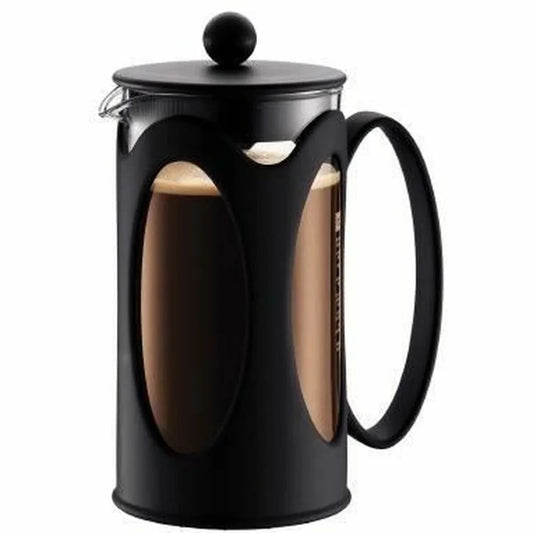 Caffettiera a Stantuffo Bodum 1 L Nero - Yestore