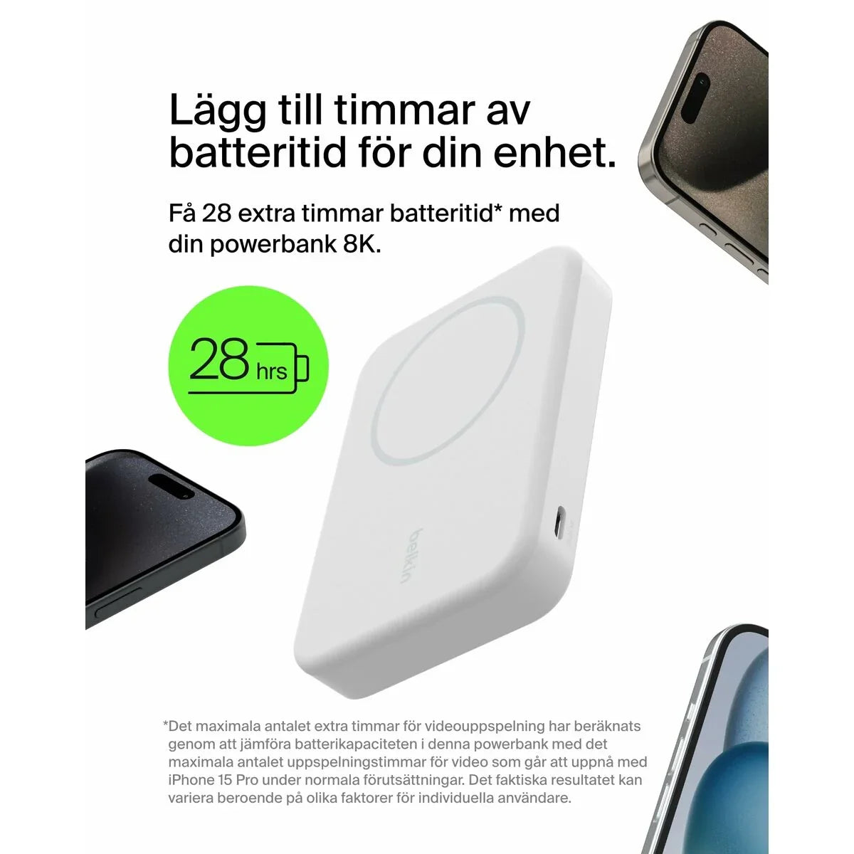 Batteria per Laptop Belkin BPD007BTWH Bianco - Yestore