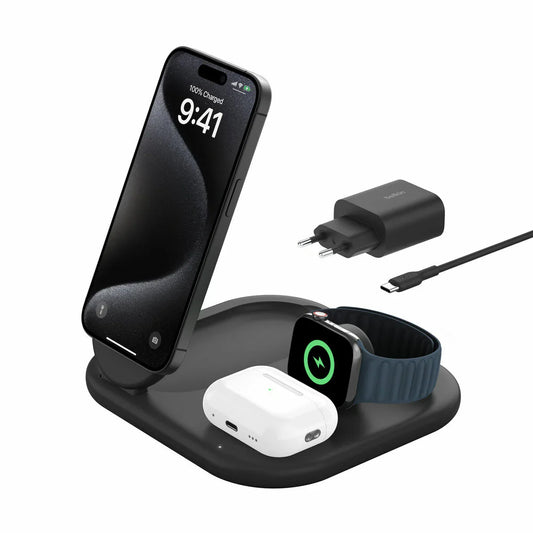 Caricabatterie Senza Fili Belkin WIZ029VFBK Nero - Yestore