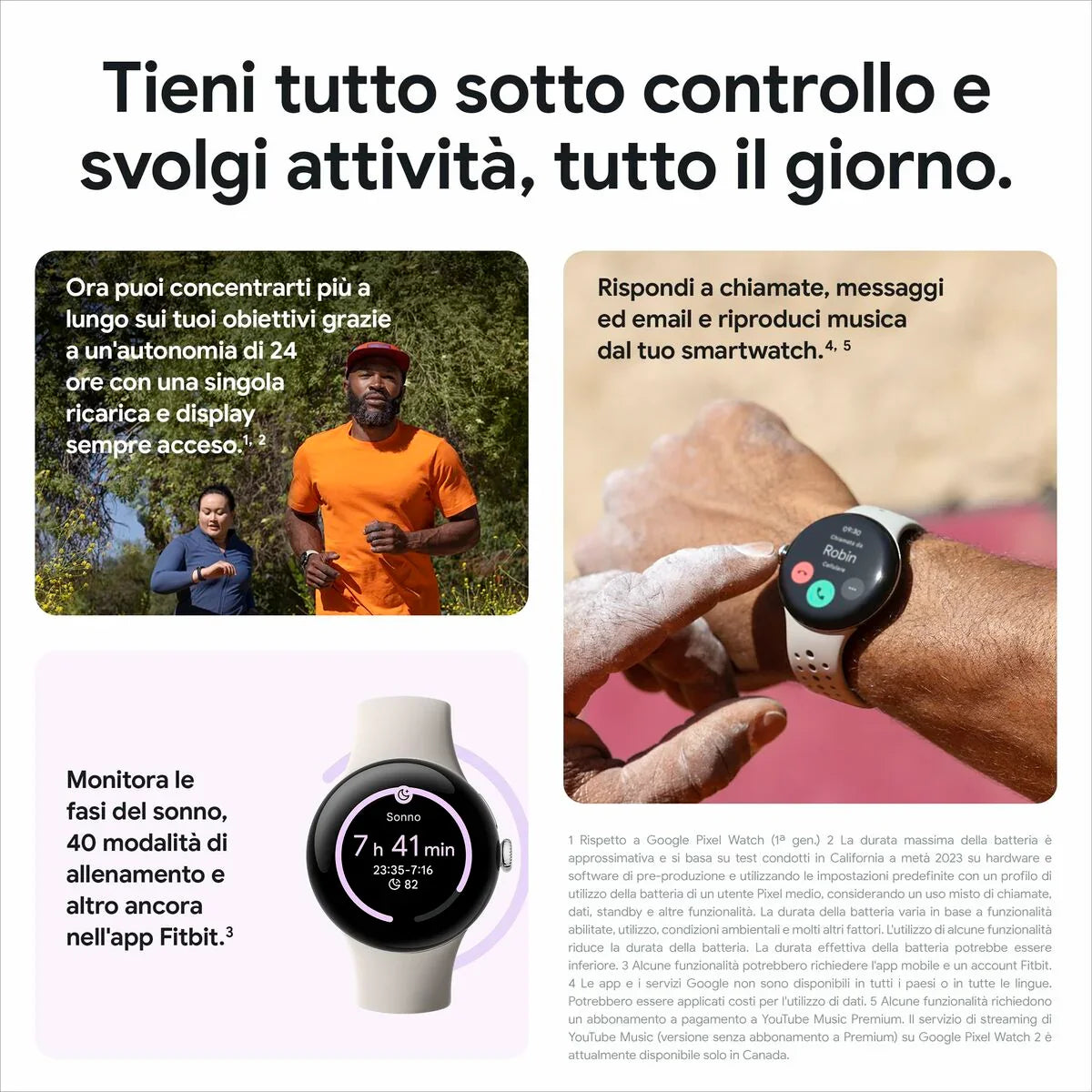 Orologio Uomo Google GA05029-DE Nero - Yestore