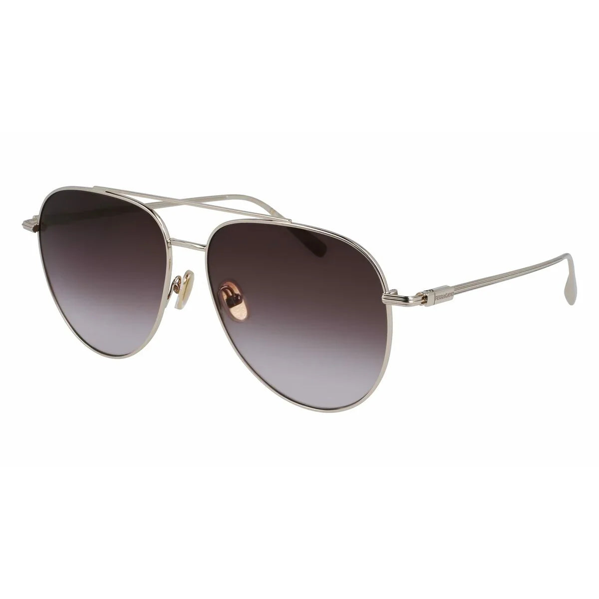 Men's Sunglasses Salvatore Ferragamo SF308S-6115703 Golden Ø 61 mm - Yestore