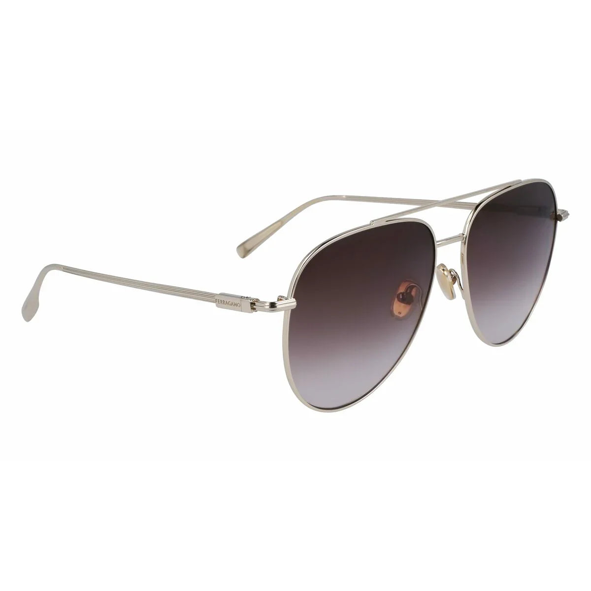 Men's Sunglasses Salvatore Ferragamo SF308S-6115703 Golden Ø 61 mm - Yestore