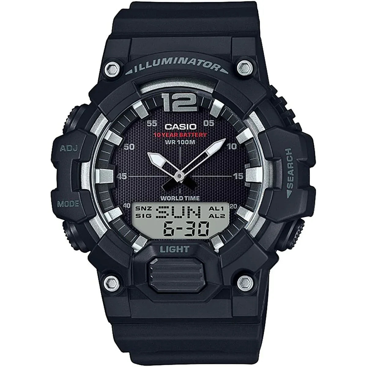 Orologio Uomo Casio ILLUMINATOR Black (Ø 53 mm) - Yestore