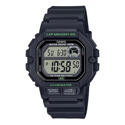 Orologio Uomo Casio ILLUMINATOR Nero (Ø 44,5 mm) - Yestore