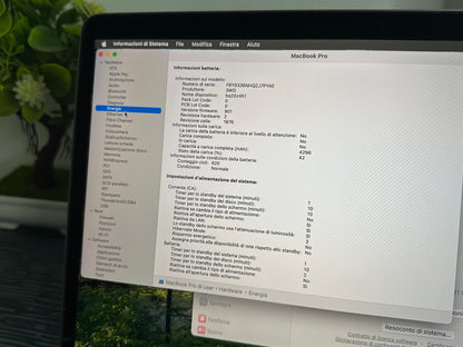 MacBook Pro 13" 2018 | i5 | 8GB RAM | 256GB SSD | Touch Bar | Grigio