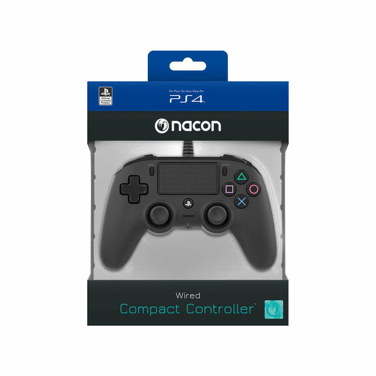 Controller Gaming Nacon PS4OFCPADBLACK - Yestore