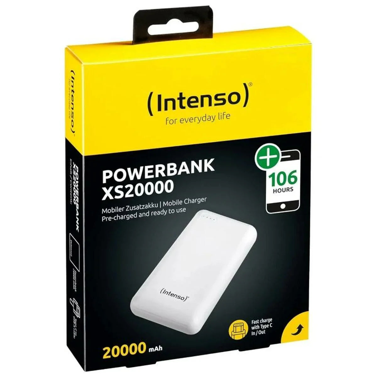 Laptop Battery INTENSO XS20000 White 20000 mAh - Yestore