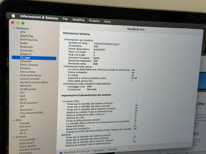 MacBook Pro 16" 2019 | i9 | 32GB RAM | 1TB SSD | AMD 5500M | Grigio