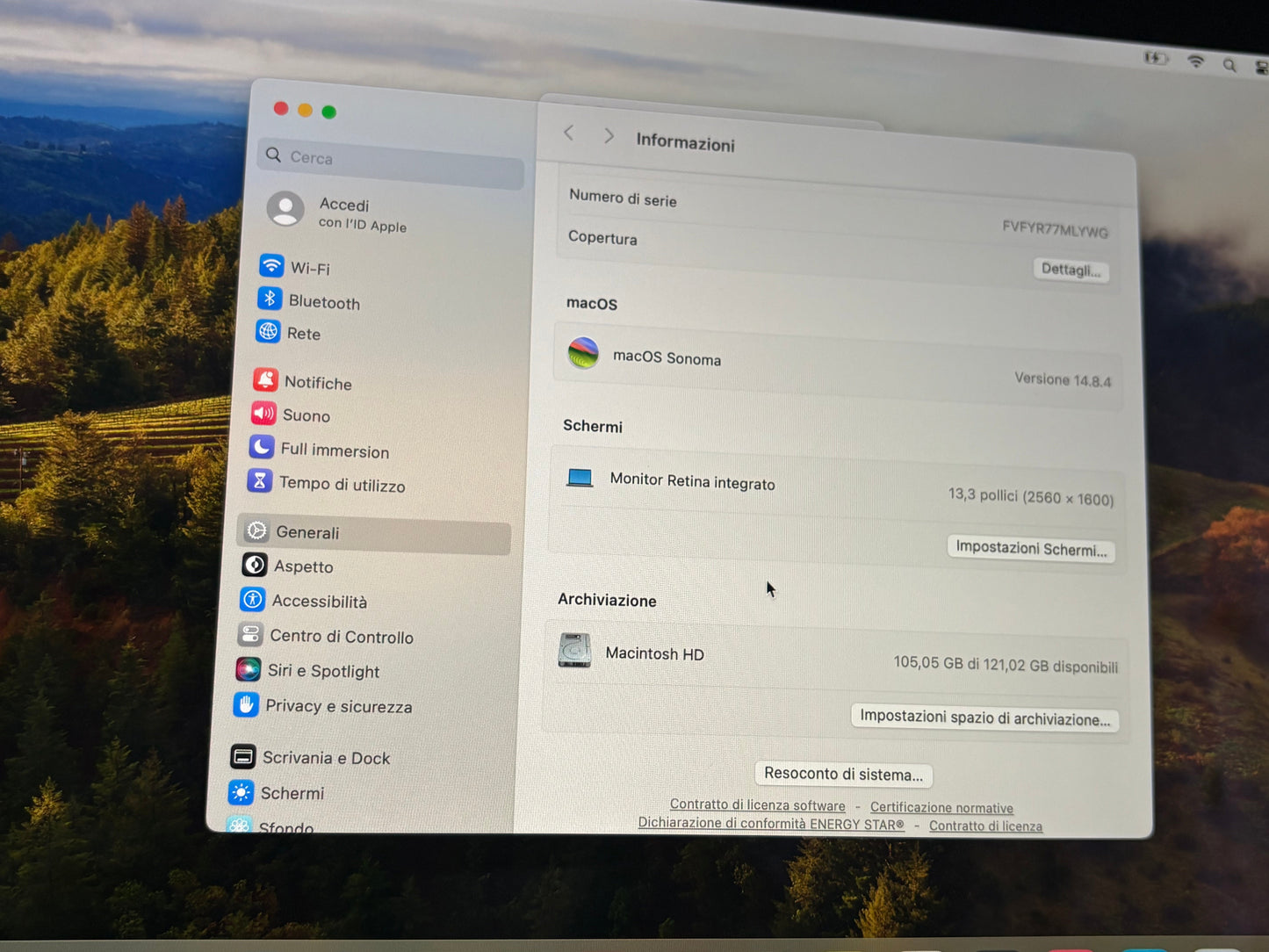 MacBook Air 13" 2019 | i5 | 8GB RAM | 128GB SSD | Intel 617 | Grigio