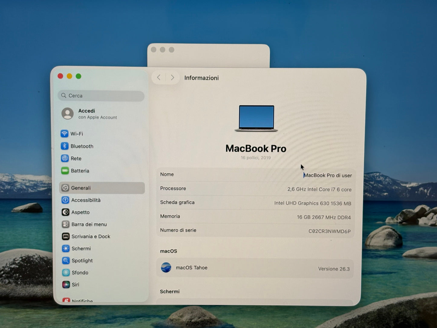 MacBook Pro 16" 2019 | i7 | 16GB RAM | 512GB SSD | AMD 5300M | Argento