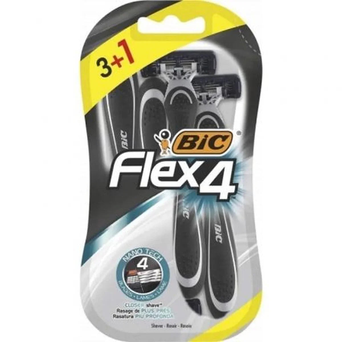 Rasoio Manuale per Barba Bic 8880294 (4 Unità) - Yestore