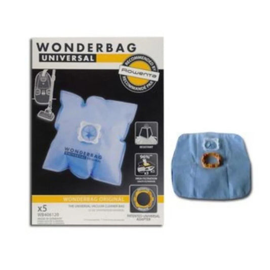 Sacchetto di Ricambio Universale per Aspirapolvere Rowenta WB406120 6 L (5 uds) - Yestore