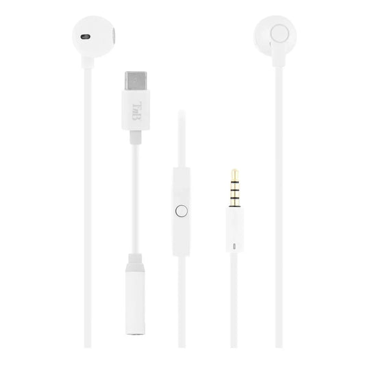 Headphones with Microphone T'NB Sweet White - Yestore