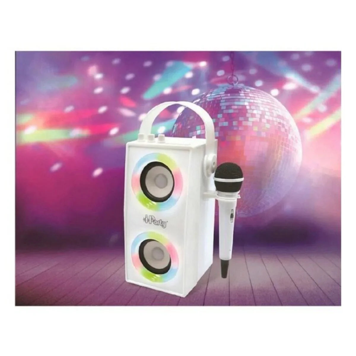 Altoparlante Portatile iParty Lexibook BTP180Z Bluetooth Bianco - Yestore