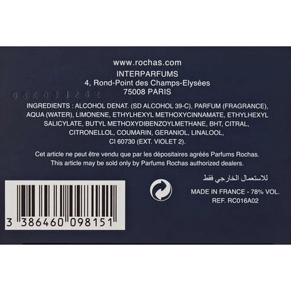 Profumo Uomo Rochas L'Homme EDT 60 ml - Yestore