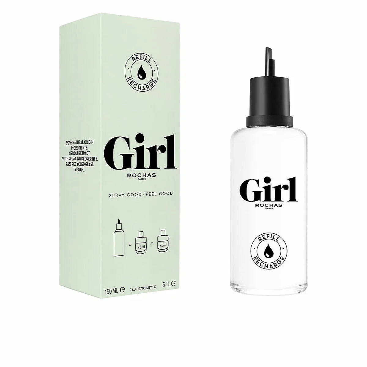 Profumo Donna Rochas Girl EDT 150 ml Ricarica - Yestore