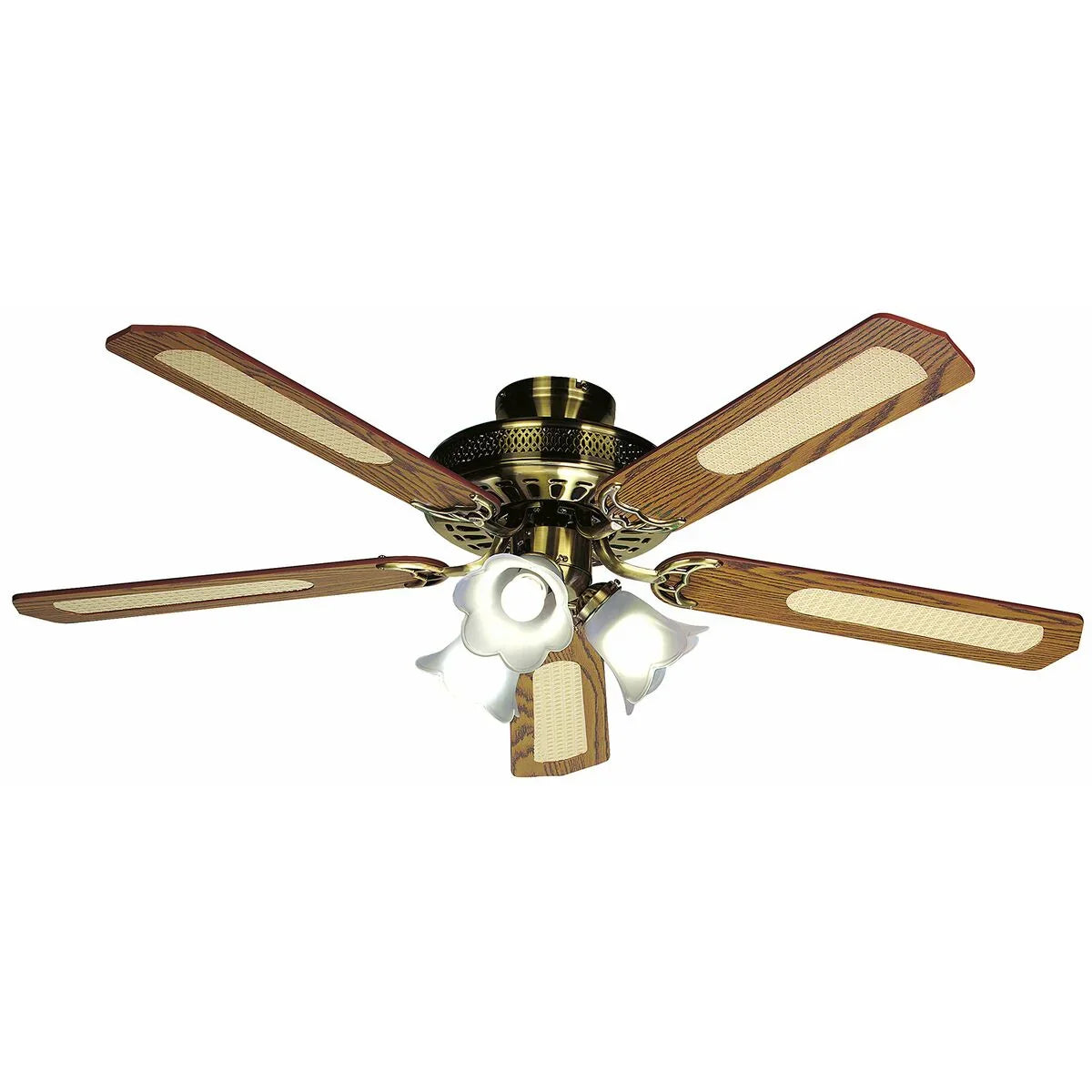 Ventilatore da Soffitto con Luce FARELEK BALEARES 60 W - Yestore