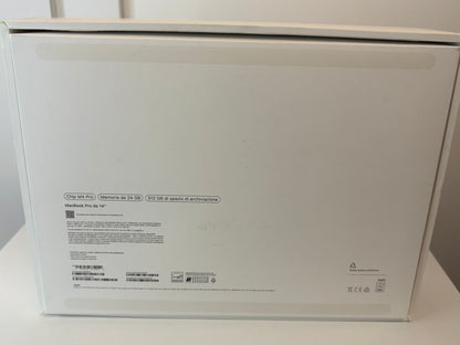 MacBook Pro 14" M4 Pro 2024 | 24GB RAM | 512GB SSD | Liquid Retina XDR | Grigio