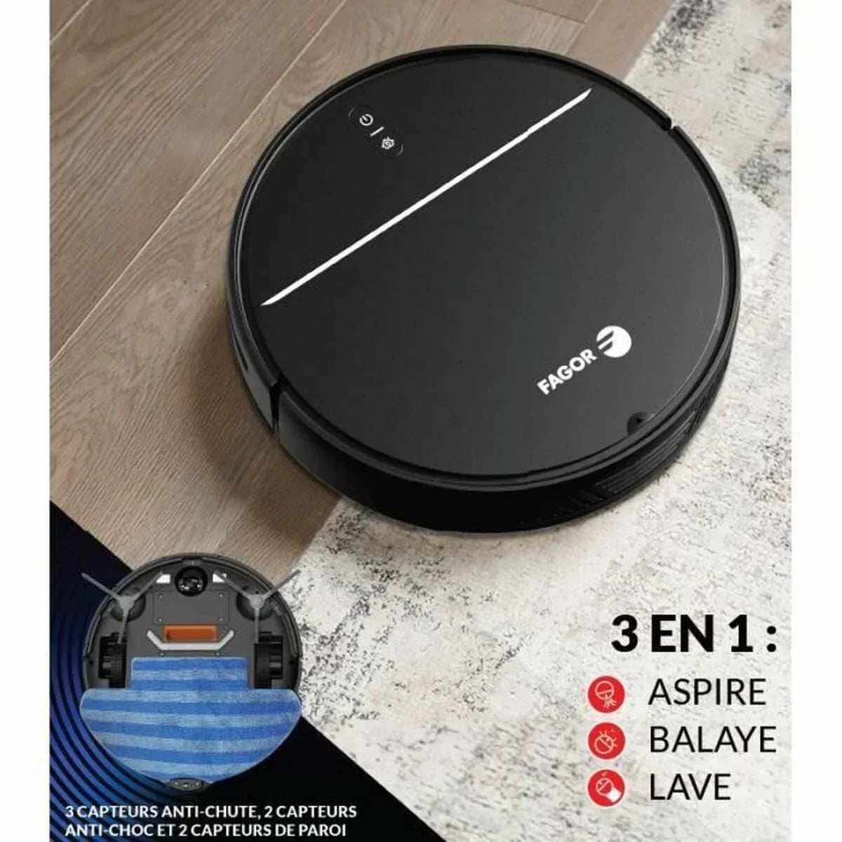 Robot Aspirapolvere Fagor FGR200 - Yestore