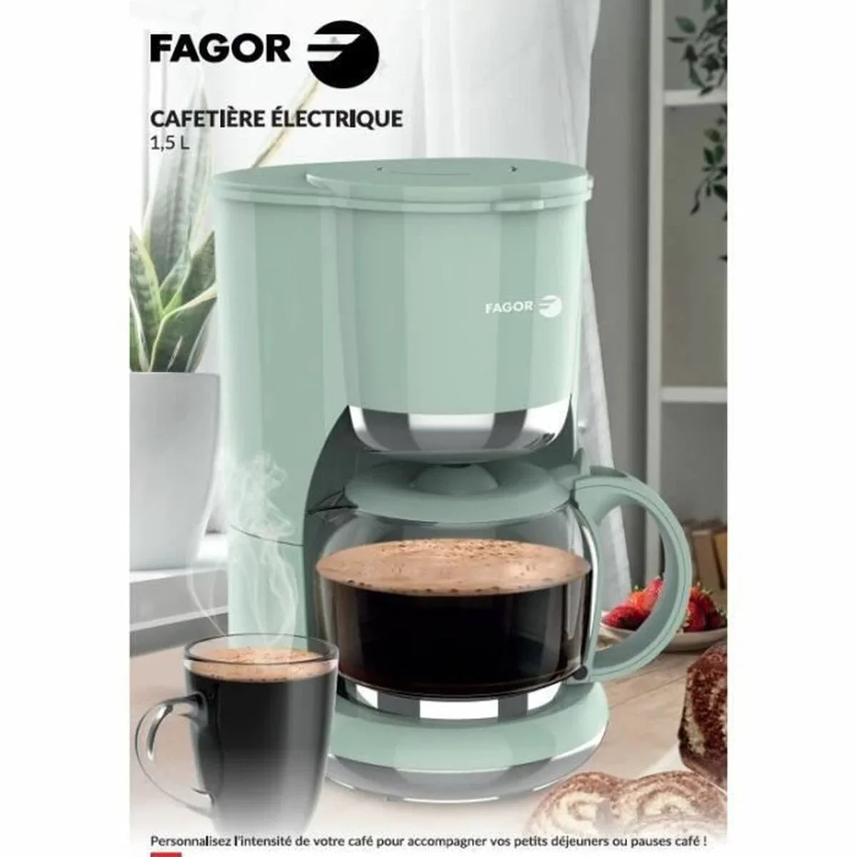 Caffettiera Americana Fagor FG1560 1,5 L 12 Tazze - Yestore