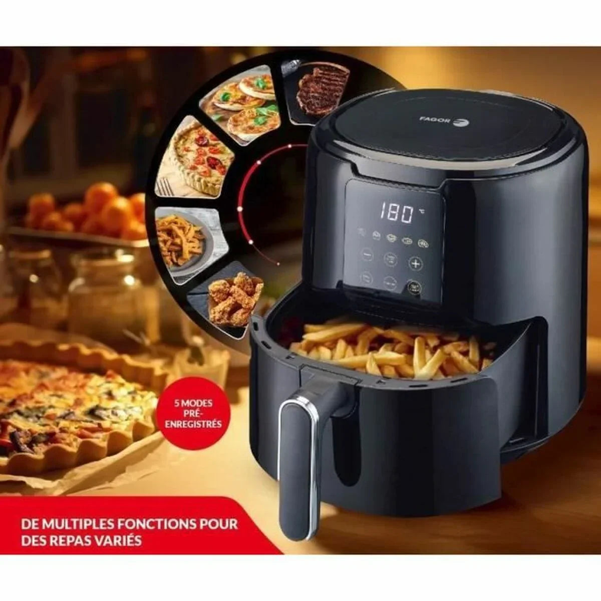 Friggitrice ad Aria Fagor 1300 W 4,2 L - Yestore