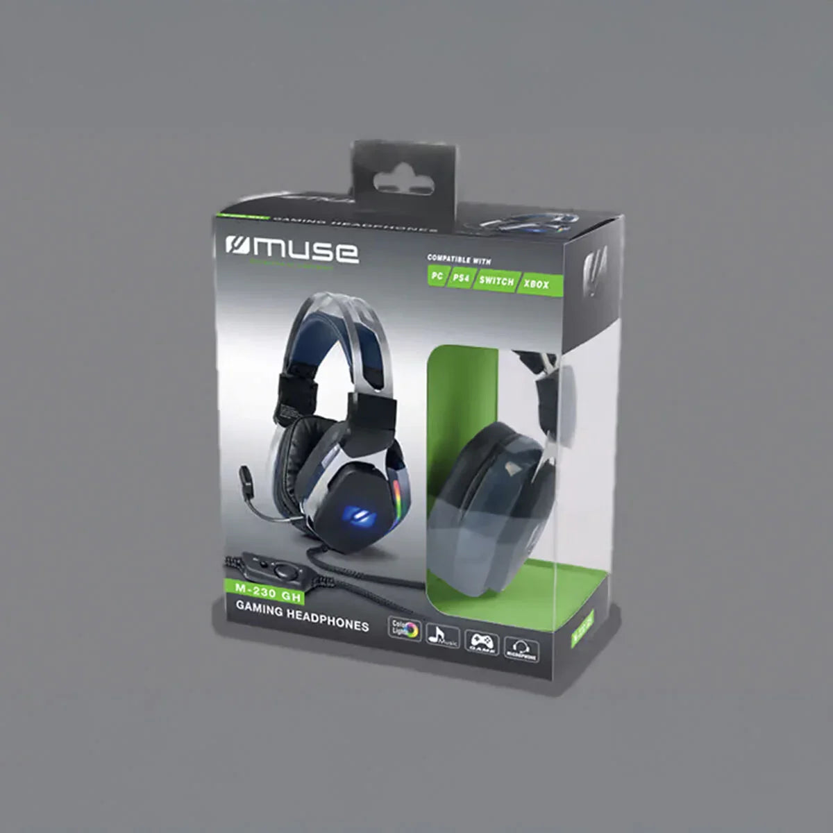Headphones Muse M-230 GH Black - Yestore