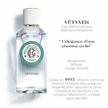 Profumo Unisex Roger & Gallet Vétyver EDP 100 ml - Yestore