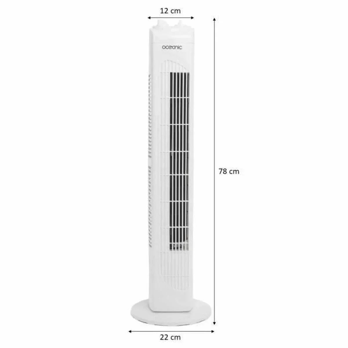 Ventilatore a Piantana Oceanic Bianco 45 W 40 W - Yestore