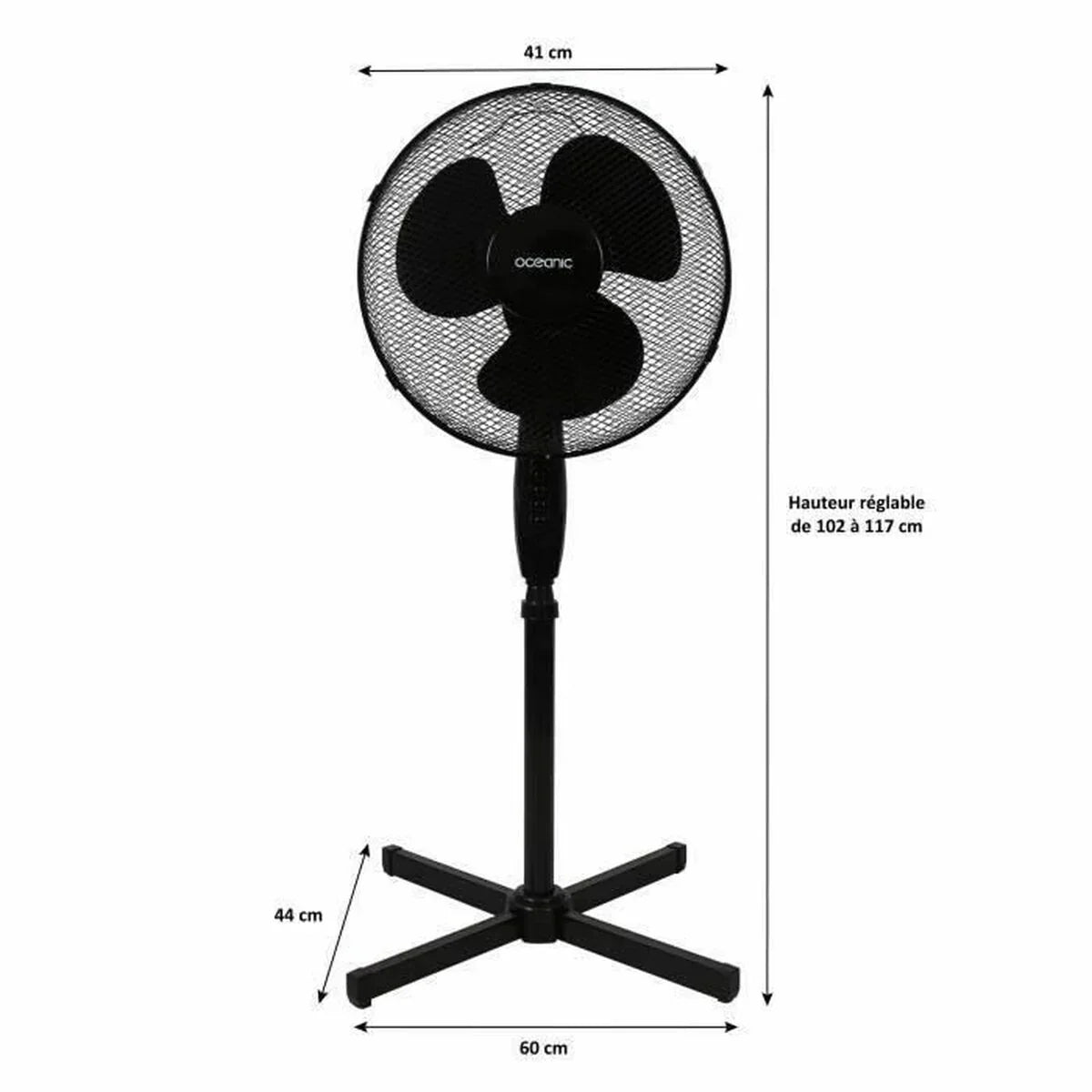 Ventilatore a Piantana Oceanic - Yestore