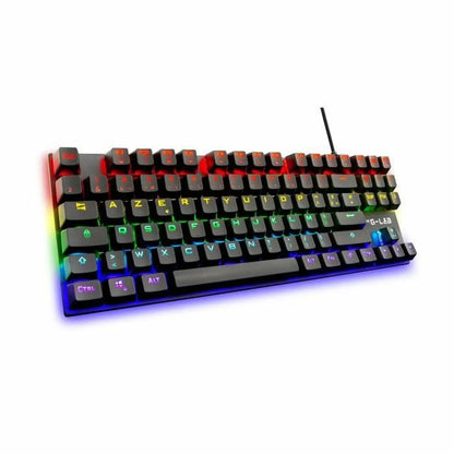 Tastiera per Giochi The G-Lab Mercury AZERTY Francese Nero - Yestore
