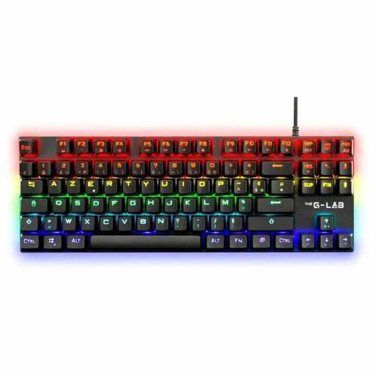 Tastiera per Giochi The G-Lab Mercury AZERTY Francese Nero - Yestore