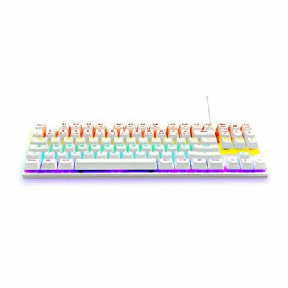 Tastiera per Giochi The G-Lab Mercury AZERTY Bianco - Yestore