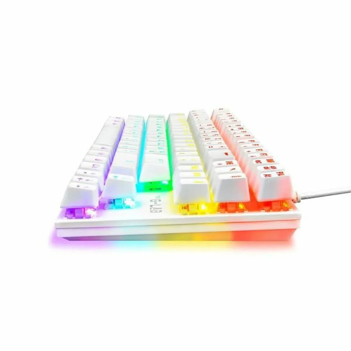 Tastiera per Giochi The G-Lab Mercury AZERTY Bianco - Yestore