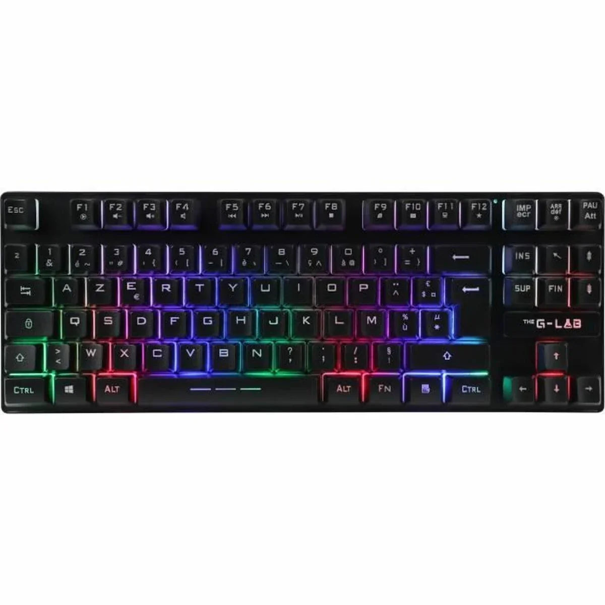 Tastiera per Giochi The G-Lab KEYZ CAESIUM TKL WIRELESS Nero AZERTY - Yestore