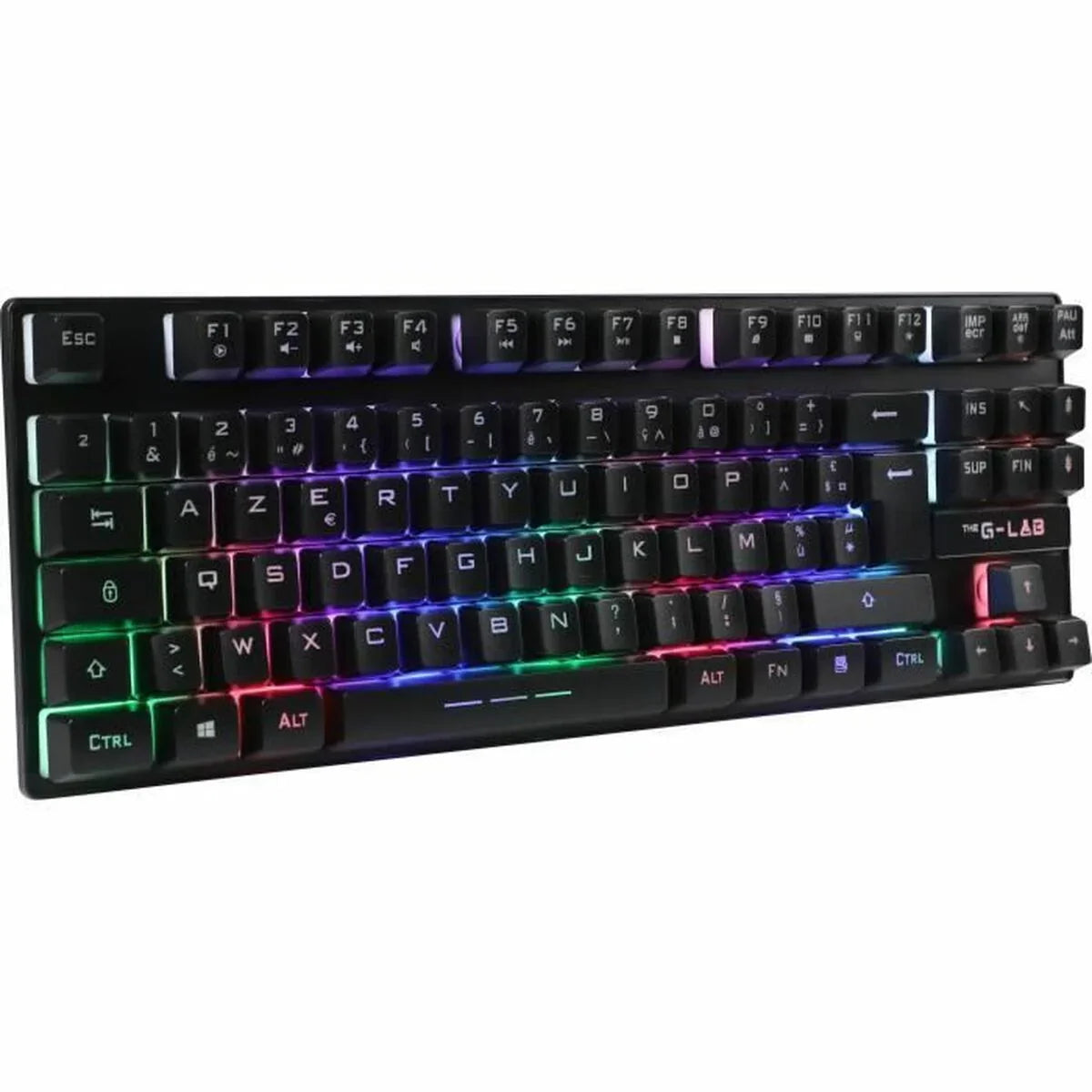 Tastiera per Giochi The G-Lab KEYZ CAESIUM TKL WIRELESS Nero AZERTY - Yestore
