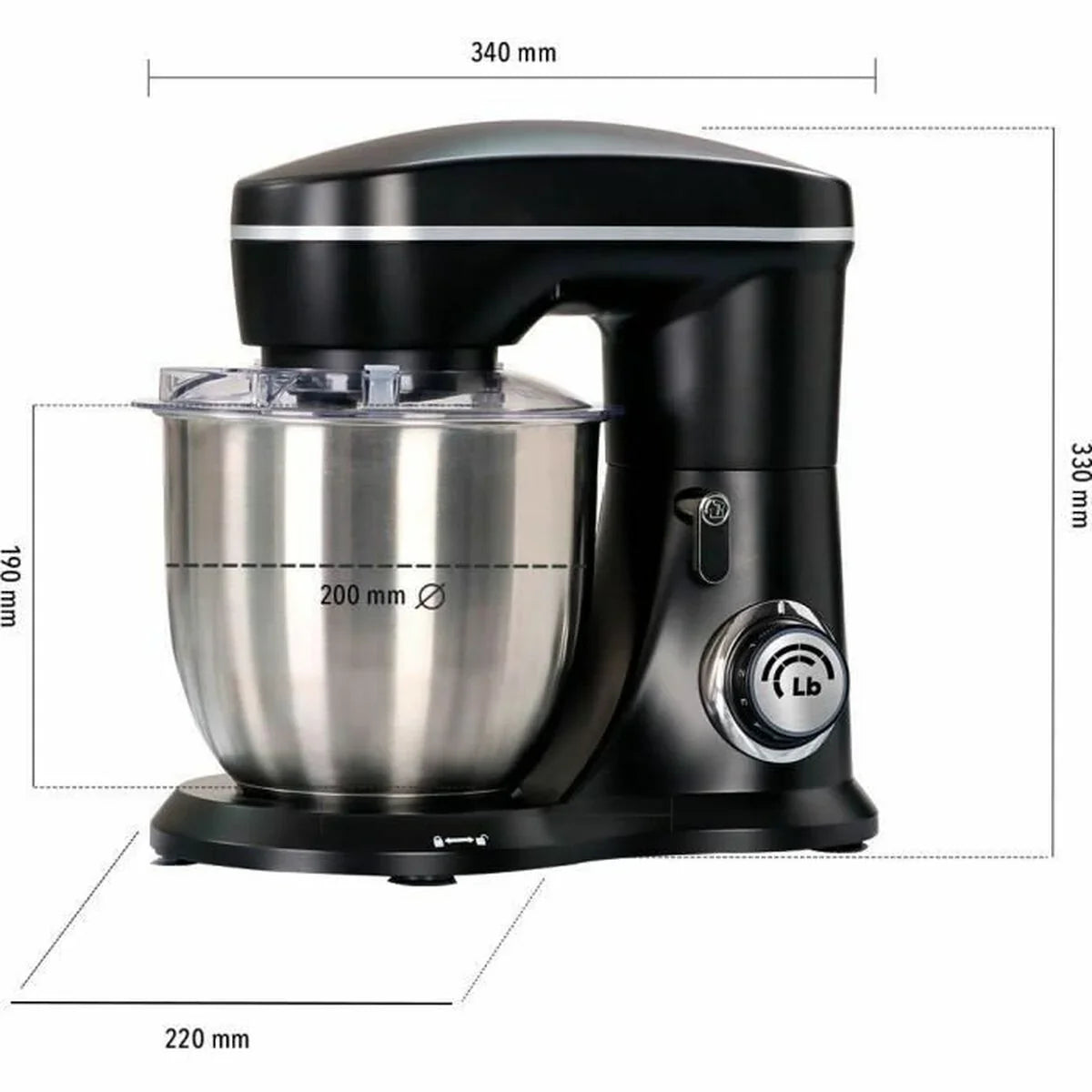 Robot da Cucina Little Balance 8102 Nero - Yestore